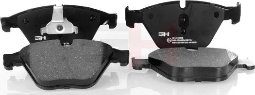 GH GH-410336 - Brake Pad Set, disc brake autospares.lv