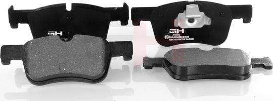 GH GH-410332 - Brake Pad Set, disc brake autospares.lv