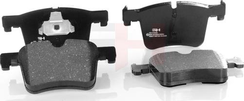 GH GH-410320 - Brake Pad Set, disc brake autospares.lv