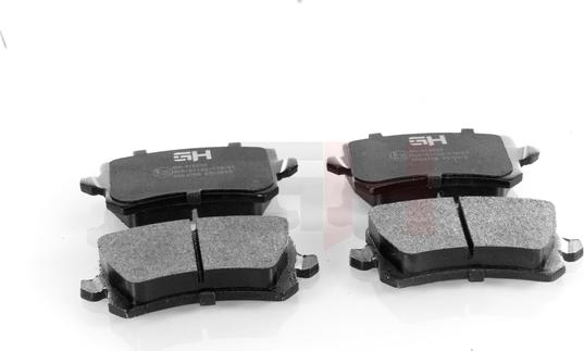 GH GH-410232 - Brake Pad Set, disc brake autospares.lv