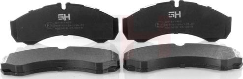 GH GH-411402 - Brake Pad Set, disc brake autospares.lv