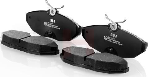 GH GH-411511 - Brake Pad Set, disc brake autospares.lv