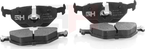 GH GH-411524 - Brake Pad Set, disc brake autospares.lv