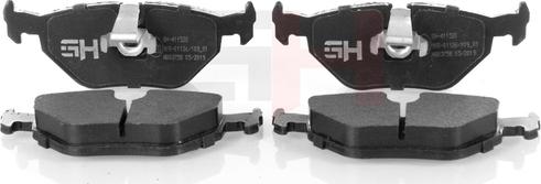 GH GH-411520 - Brake Pad Set, disc brake autospares.lv