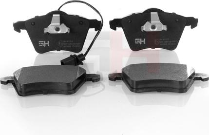 GH GH-411010 - Brake Pad Set, disc brake autospares.lv