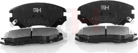 GH GH-411303 - Brake Pad Set, disc brake autospares.lv