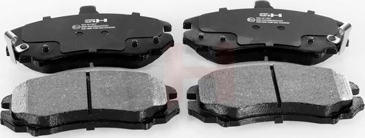 GH GH-411307 - Brake Pad Set, disc brake autospares.lv