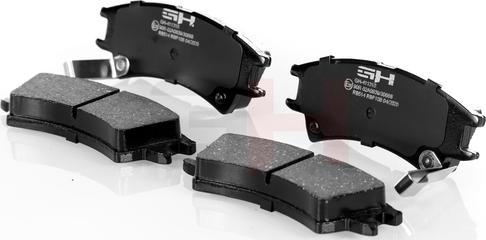 GH GH-411318 - Brake Pad Set, disc brake autospares.lv