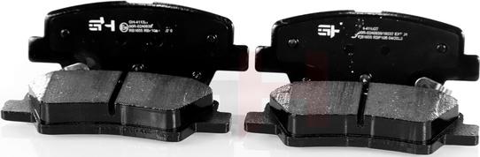 GH GH-411327 - Brake Pad Set, disc brake autospares.lv