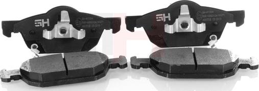 GH GH-411204 - Brake Pad Set, disc brake autospares.lv