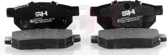 GH GH-411213 - Brake Pad Set, disc brake autospares.lv