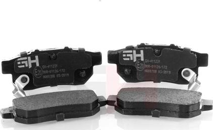 GH GH-411231 - Brake Pad Set, disc brake autospares.lv