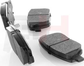 GH GH-411733 - Brake Pad Set, disc brake autospares.lv