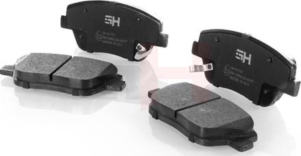 GH GH-411733 - Brake Pad Set, disc brake autospares.lv