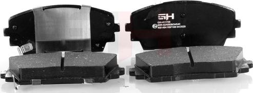 GH GH-411726 - Brake Pad Set, disc brake autospares.lv