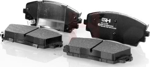 GH GH-411726 - Brake Pad Set, disc brake autospares.lv