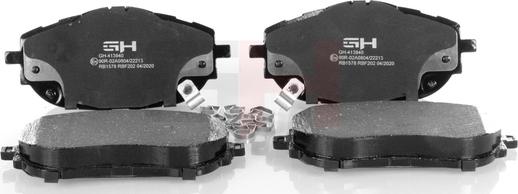 GH GH-413940 - Brake Pad Set, disc brake autospares.lv