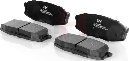 GH GH-413950 - Brake Pad Set, disc brake autospares.lv