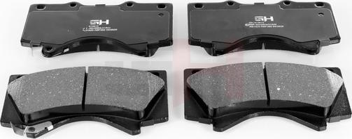 GH GH-413915 - Brake Pad Set, disc brake autospares.lv