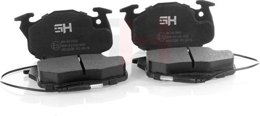 GH GH-413920 - Brake Pad Set, disc brake autospares.lv