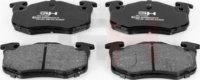 GH GH-413927 - Brake Pad Set, disc brake autospares.lv