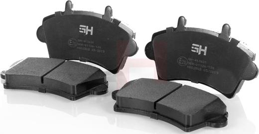 GH GH-413631 - Brake Pad Set, disc brake autospares.lv