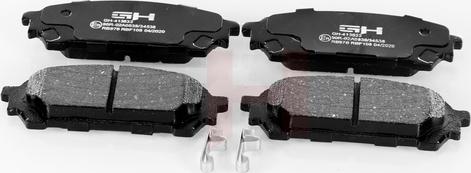 GH GH-413633 - Brake Pad Set, disc brake autospares.lv