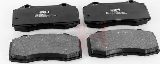 GH GH-413001 - Brake Pad Set, disc brake autospares.lv