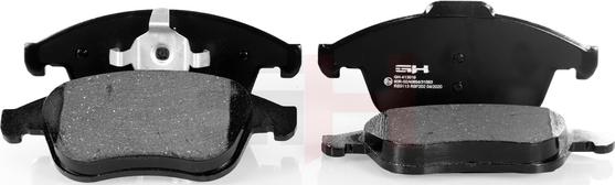 GH GH-413019 - Brake Pad Set, disc brake autospares.lv