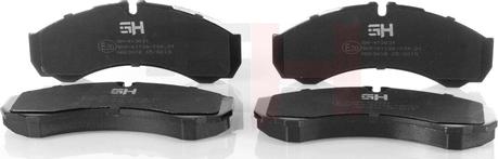 GH GH-413031 - Brake Pad Set, disc brake autospares.lv