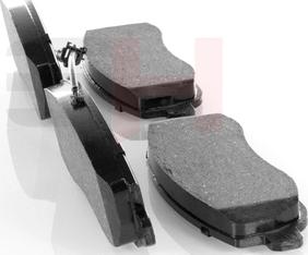 GH GH-413028 - Brake Pad Set, disc brake autospares.lv