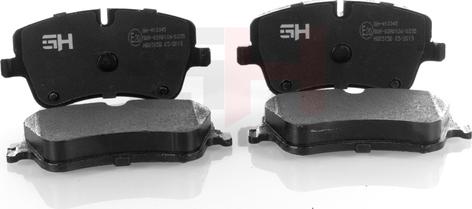 GH GH-413345 - Brake Pad Set, disc brake autospares.lv