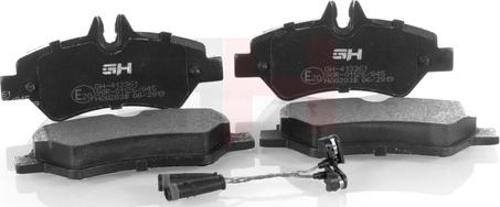 GH GH-413361 - Brake Pad Set, disc brake autospares.lv