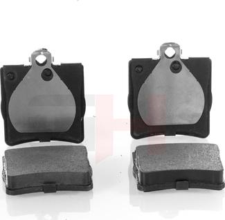 GH GH-413335 - Brake Pad Set, disc brake autospares.lv