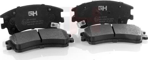 GH GH-413240 - Brake Pad Set, disc brake autospares.lv