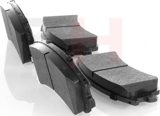 GH GH-413240 - Brake Pad Set, disc brake autospares.lv