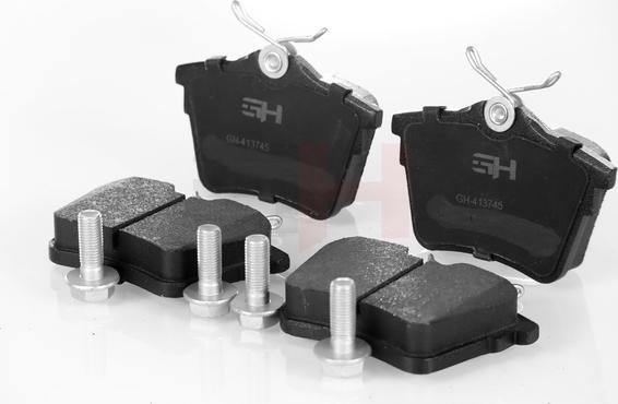 GH GH-413745 - Brake Pad Set, disc brake autospares.lv