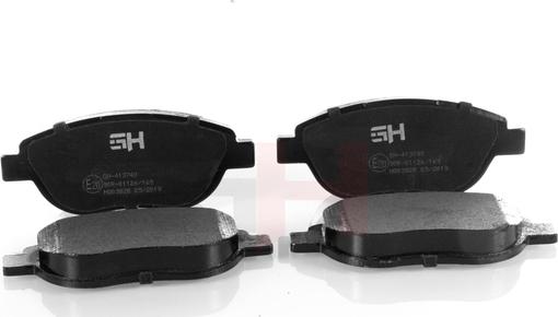 GH GH-413740 - Brake Pad Set, disc brake autospares.lv