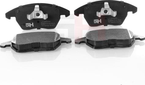 GH GH-413753 - Brake Pad Set, disc brake autospares.lv