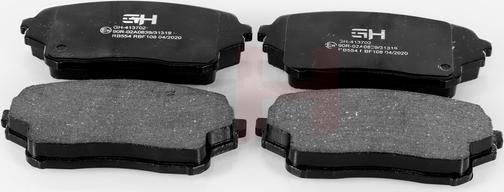 GH GH-413702 - Brake Pad Set, disc brake autospares.lv