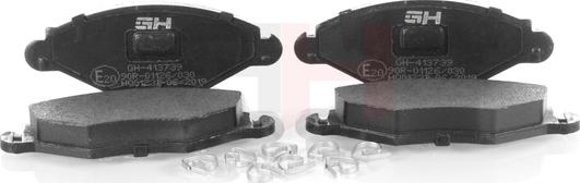 GH GH-413739 - Brake Pad Set, disc brake autospares.lv