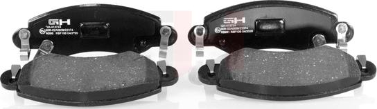 GH GH-413724 - Brake Pad Set, disc brake autospares.lv