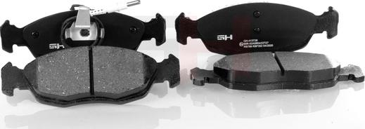 GH GH-413726 - Brake Pad Set, disc brake autospares.lv