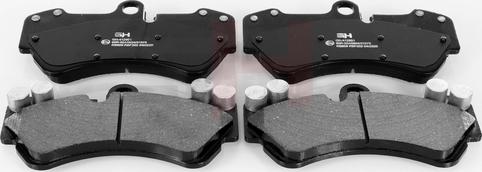 GH GH-412901 - Brake Pad Set, disc brake autospares.lv