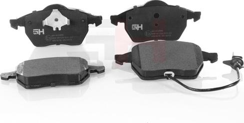 GH GH-412555 - Brake Pad Set, disc brake autospares.lv