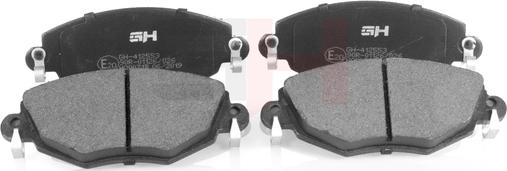 GH GH-412553 - Brake Pad Set, disc brake autospares.lv