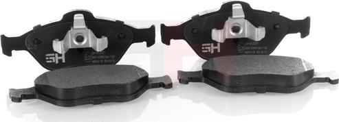 GH GH-412557 - Brake Pad Set, disc brake autospares.lv