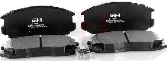 GH GH-412530 - Brake Pad Set, disc brake autospares.lv