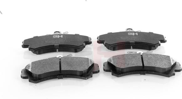 GH GH-412524 - Brake Pad Set, disc brake autospares.lv