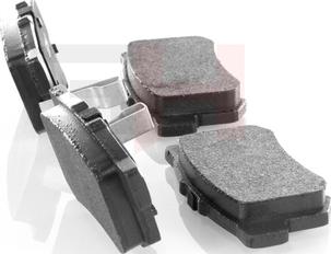 GH GH-412634 - Brake Pad Set, disc brake autospares.lv